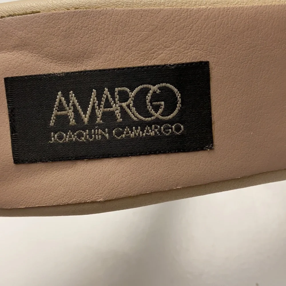 Women’s Amargo Joaquin Camargo 4” Nude & Graphic Print High Heels 7 (38)
